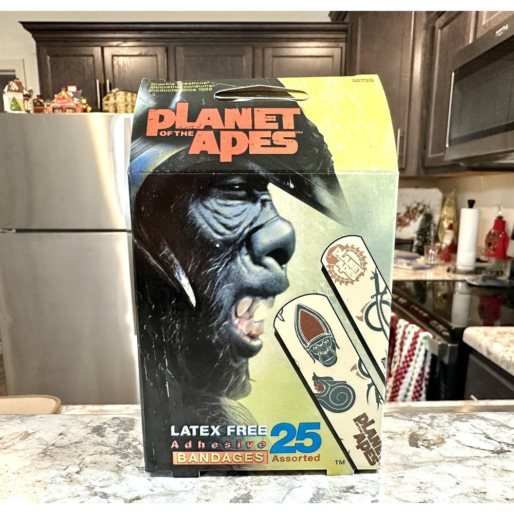 Vintage Planet Of The Apes Band-AIDS Bandages 2001 Crackle New Movie Merch